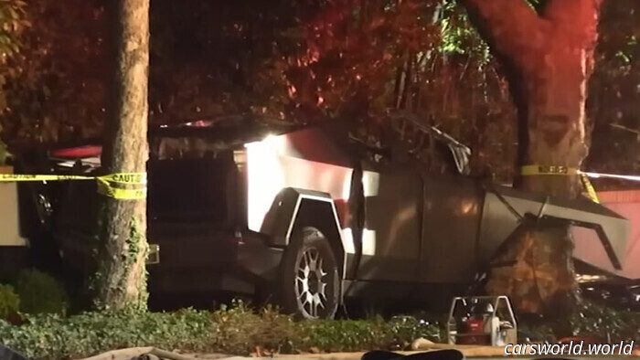 Witness Claims Cybertruck Doors Failed to Open During Fatal Crash in California | Carscoops